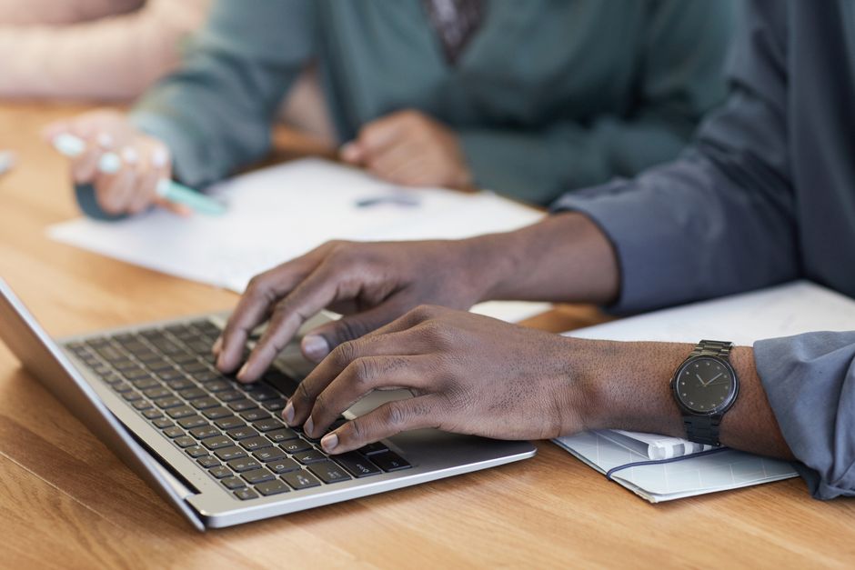 High income skills being learned and used on a laptop for online freelance work